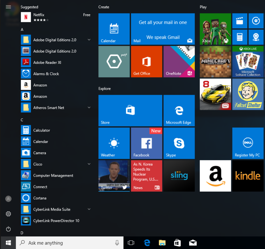 Modern desktop deployment default Startmenu Peter Klapwijk In The