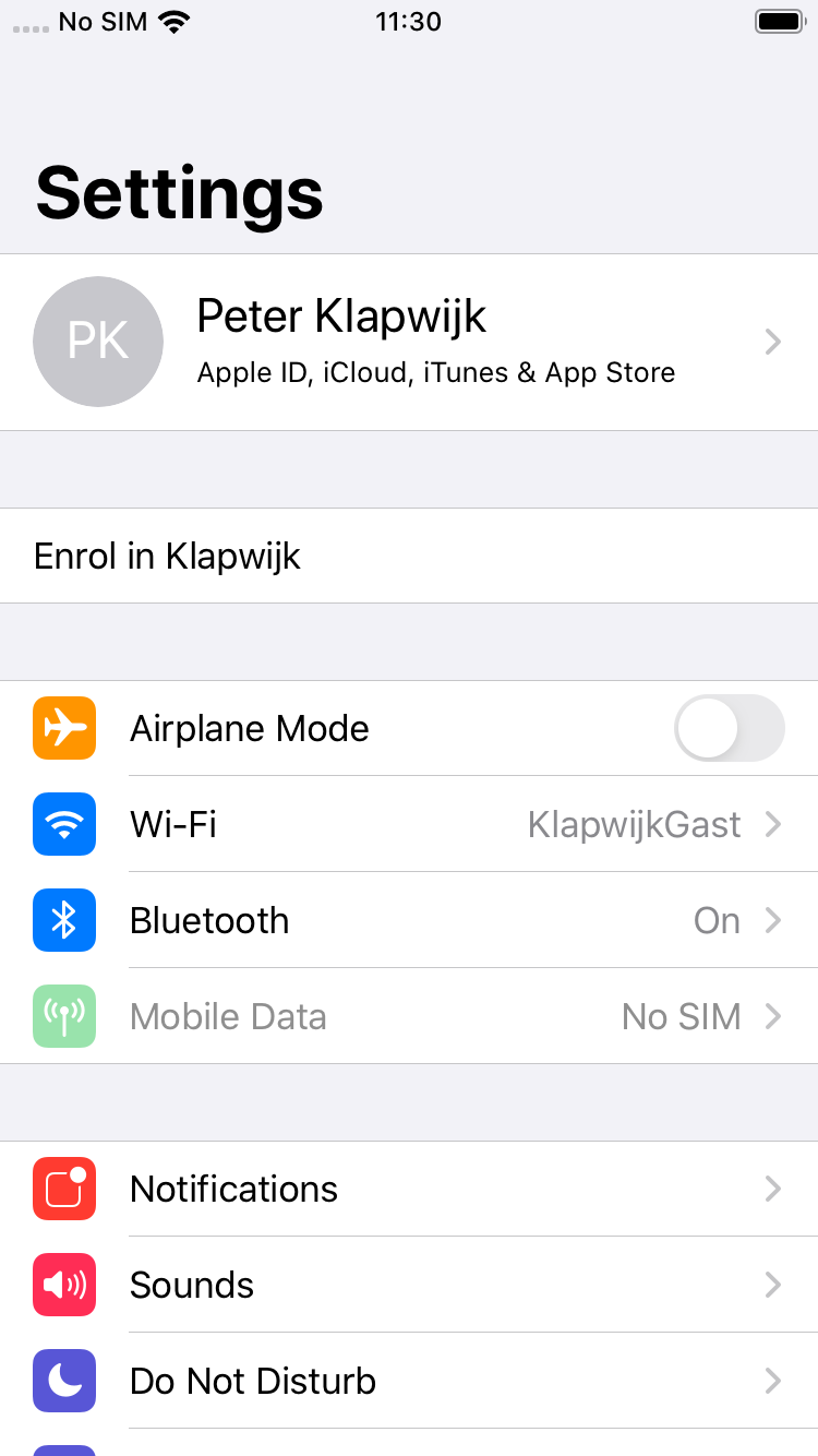 Intune IOS User Enrollment22 Peter Klapwijk In The Cloud 24 7